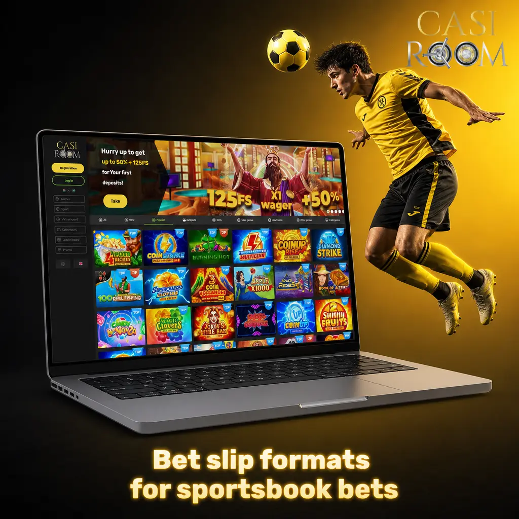Sportsbook bet slip formats showing Single, System and Express bets with odds, stake and potential return