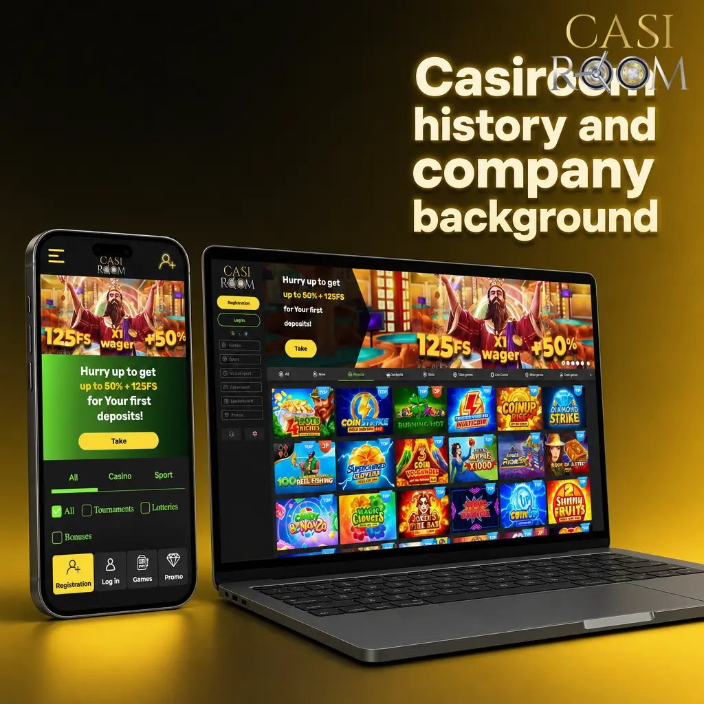 Casiroom history and company background overview for online betting and casino platform