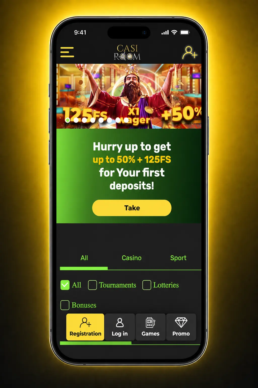 Casiroom withdrawal guide showing Cashier steps for card or crypto payouts, limits and processing times