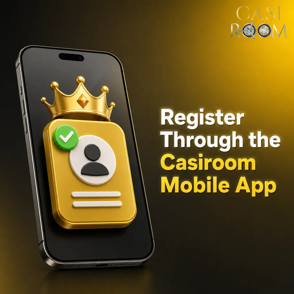 Casiroom mobile app registration screen with steps for entering details, password and verification code
